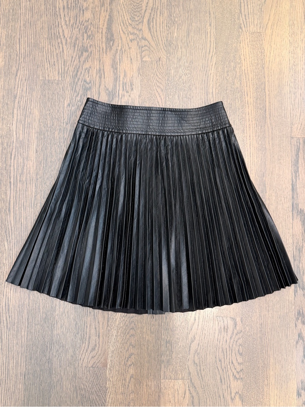 Ramy Brook Black Pleated Skirt Size 4 - Picture 2 of 3